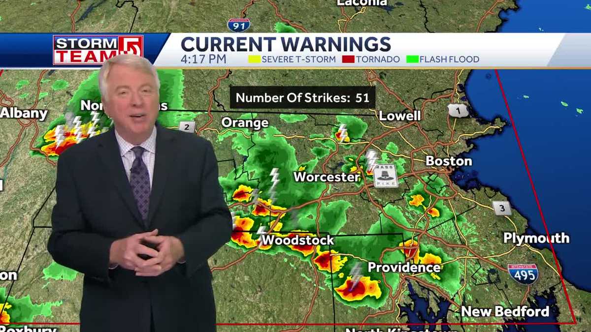 Video: Storms across parts of Mass.