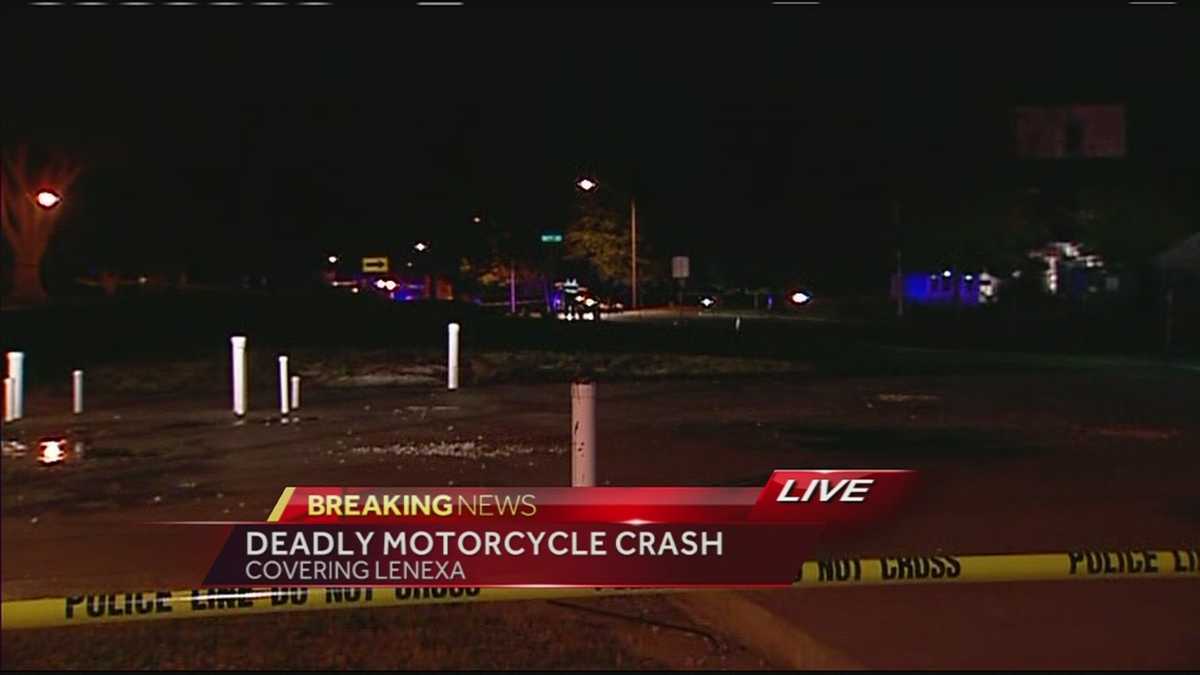 Motorcyclist dies in headon crash in Lenexa