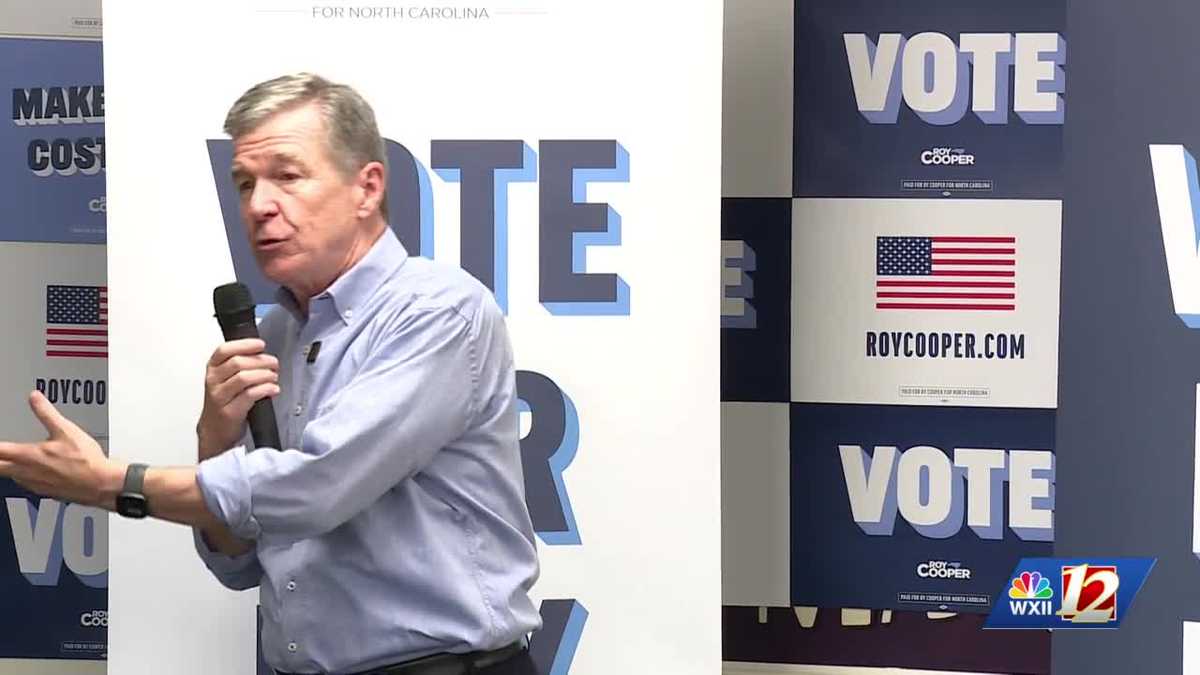 Former Governor Roy Cooper makes stop in Piedmont Triad ahead of November election