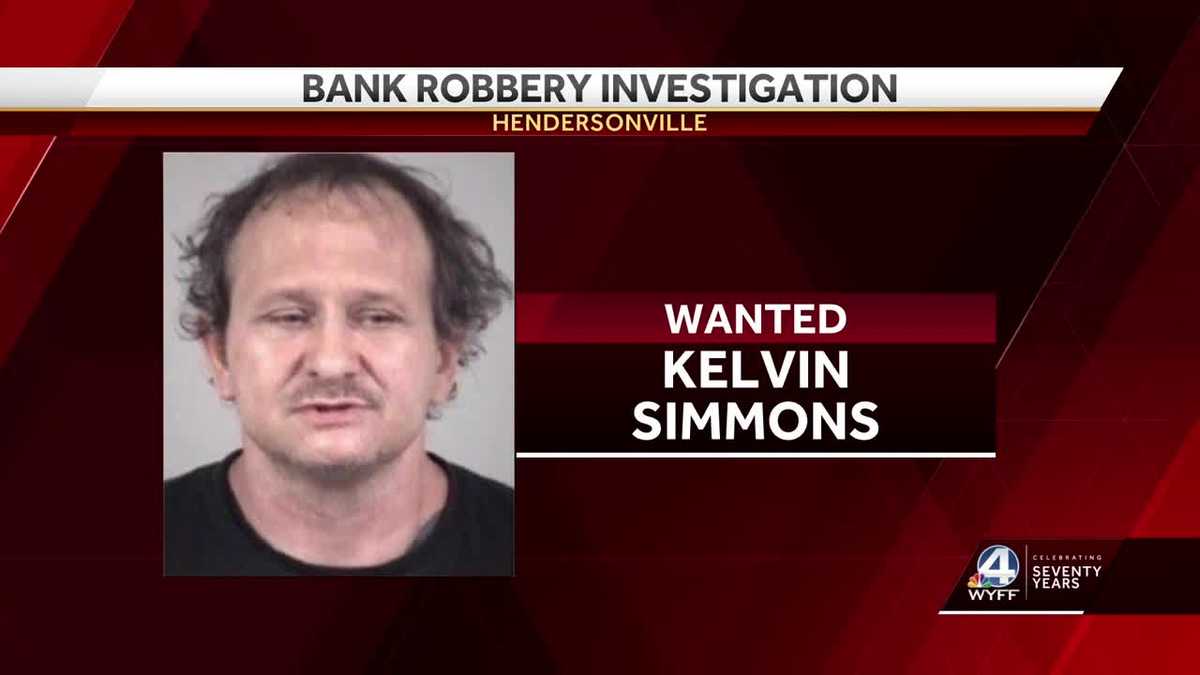 Suspect wanted after bank robbery in Hendersonville, police say