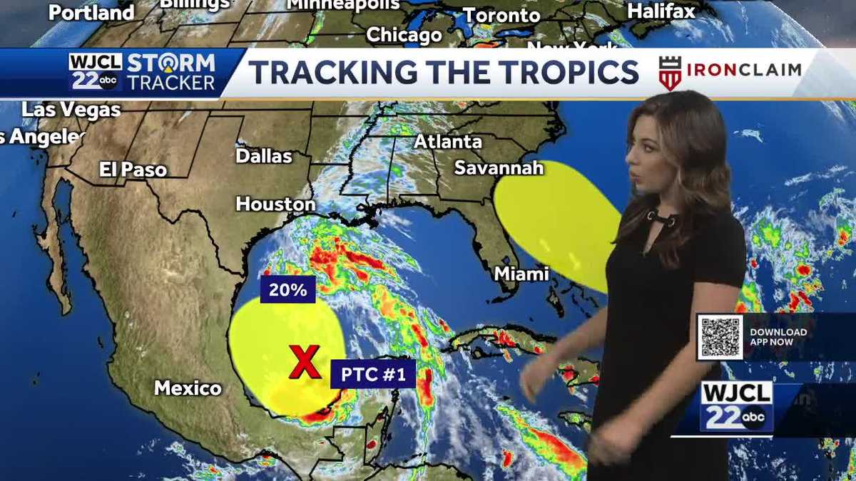 Spotty showers are back in the forecast, plus our first storm of the ...