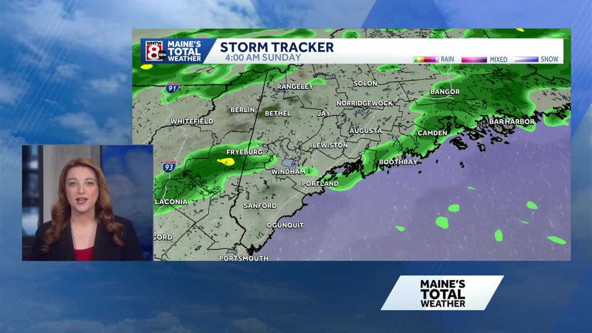 Foggy and soggy end to the weekend