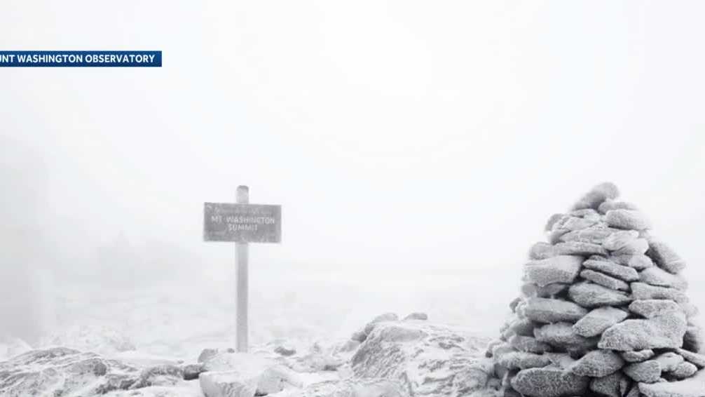 new hampshire mount washington snow