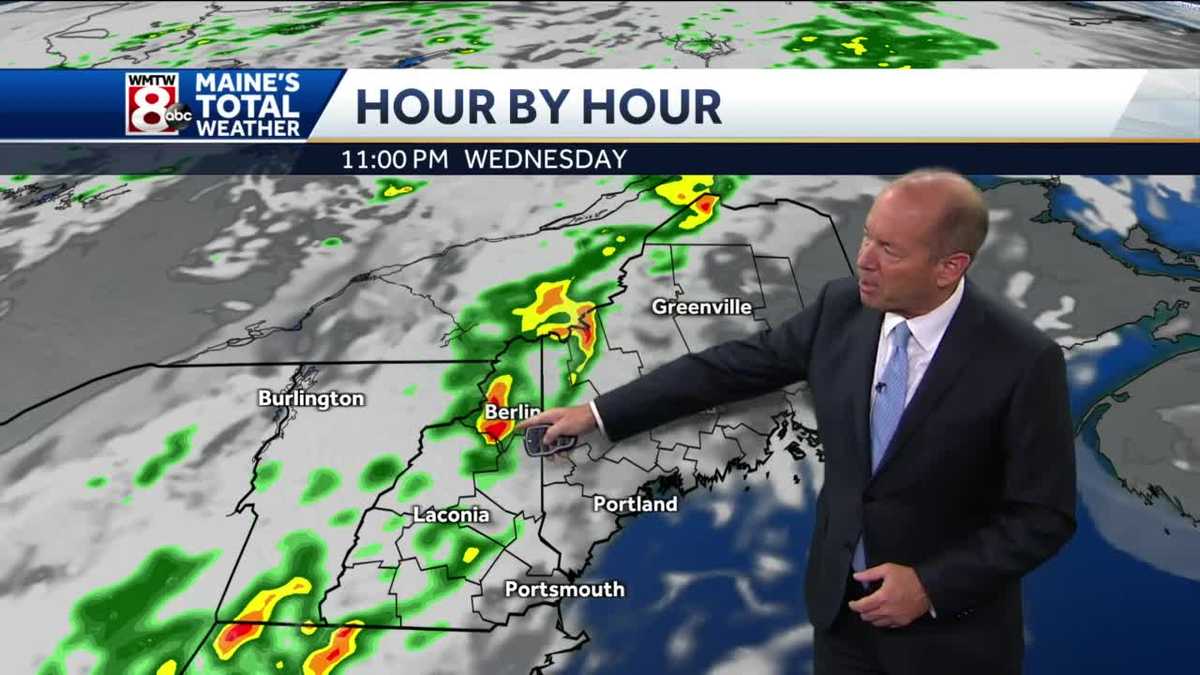 Clouds increase as rain moves our way