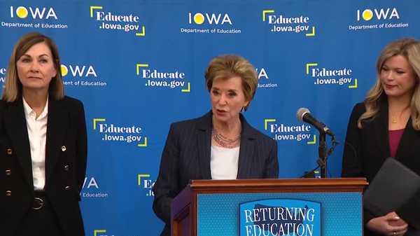 trump officials loosen strings on federal education money for iowa. more states could follow