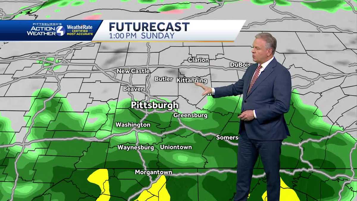 Weekend warmup and rain showers