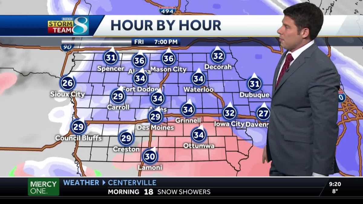 Snowstorm to enter Iowa early Friday morning