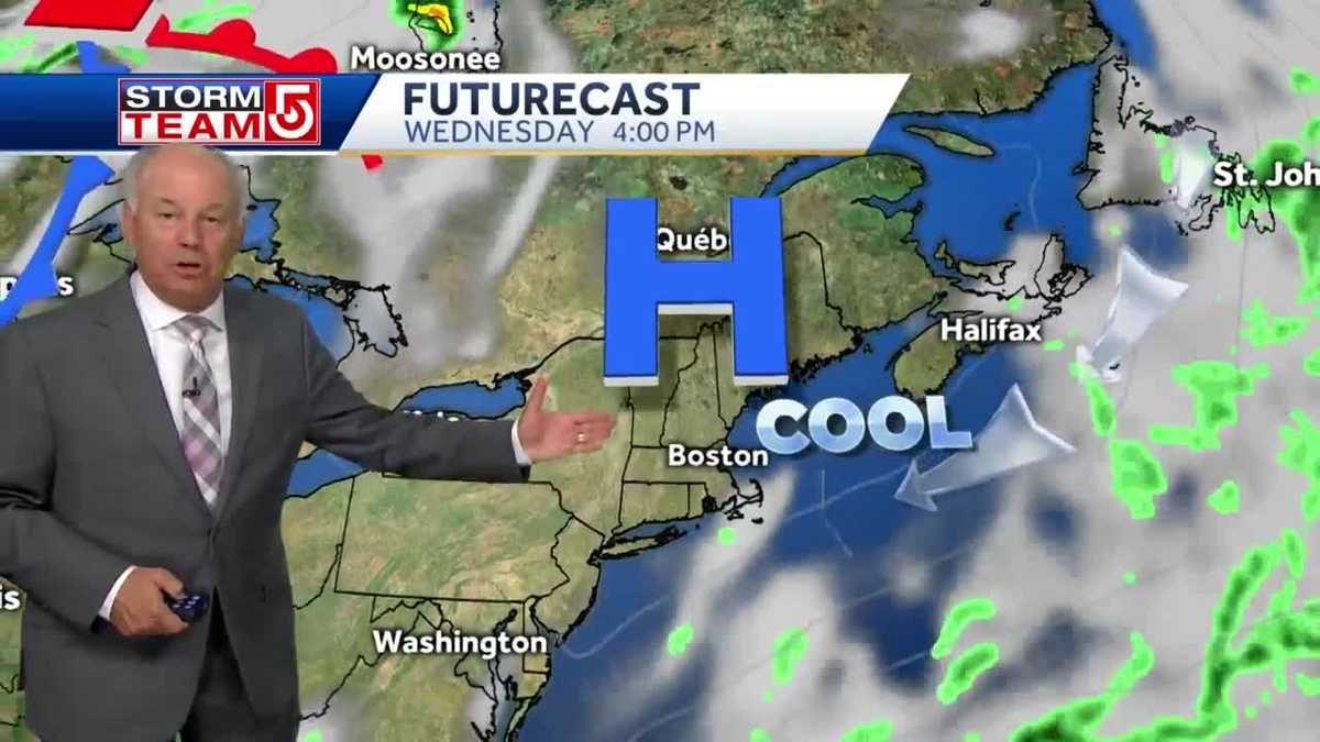 Video: Chilly air slowly replaced by summer warmth
