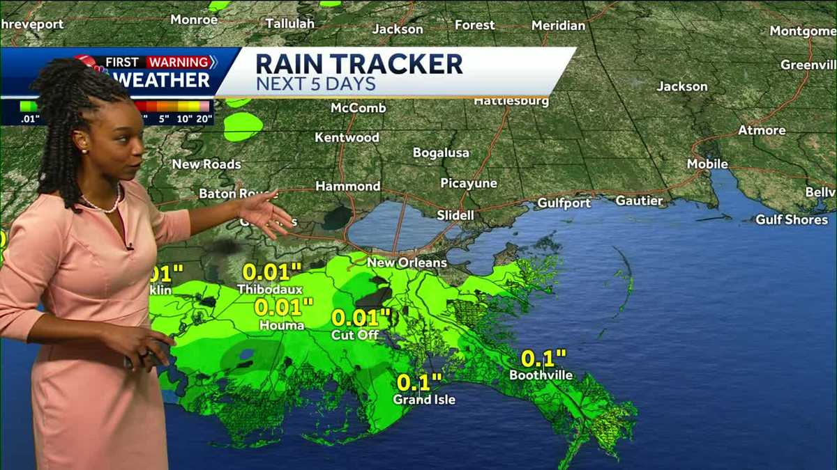 One last day for rain before a dry streak arrives