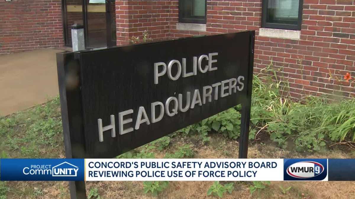 Concord officials discuss police department's useofforce policy