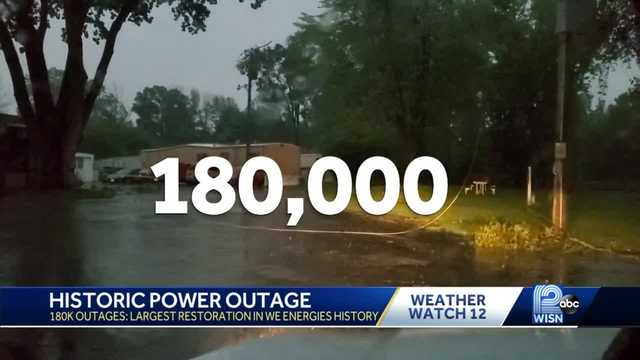 Wisconsin storms: Massive We Energies' restoration effort underway - Vimarsana News