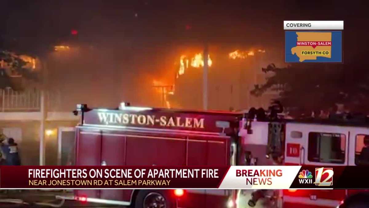 Winston-Salem Fire Department on scene of apartment fire