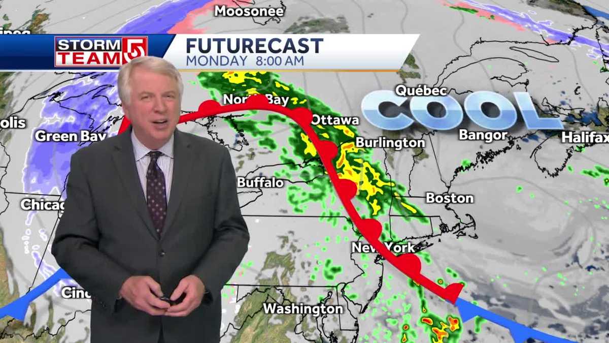 Video: Rounds of rain for Marathon Weekend with cloudy, cool conditions