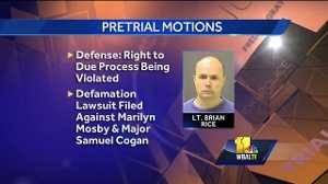 Lt. Brian Rice seeks dismissal of charges