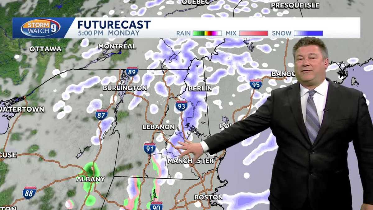 Video: More snow showers possible in New Hampshire