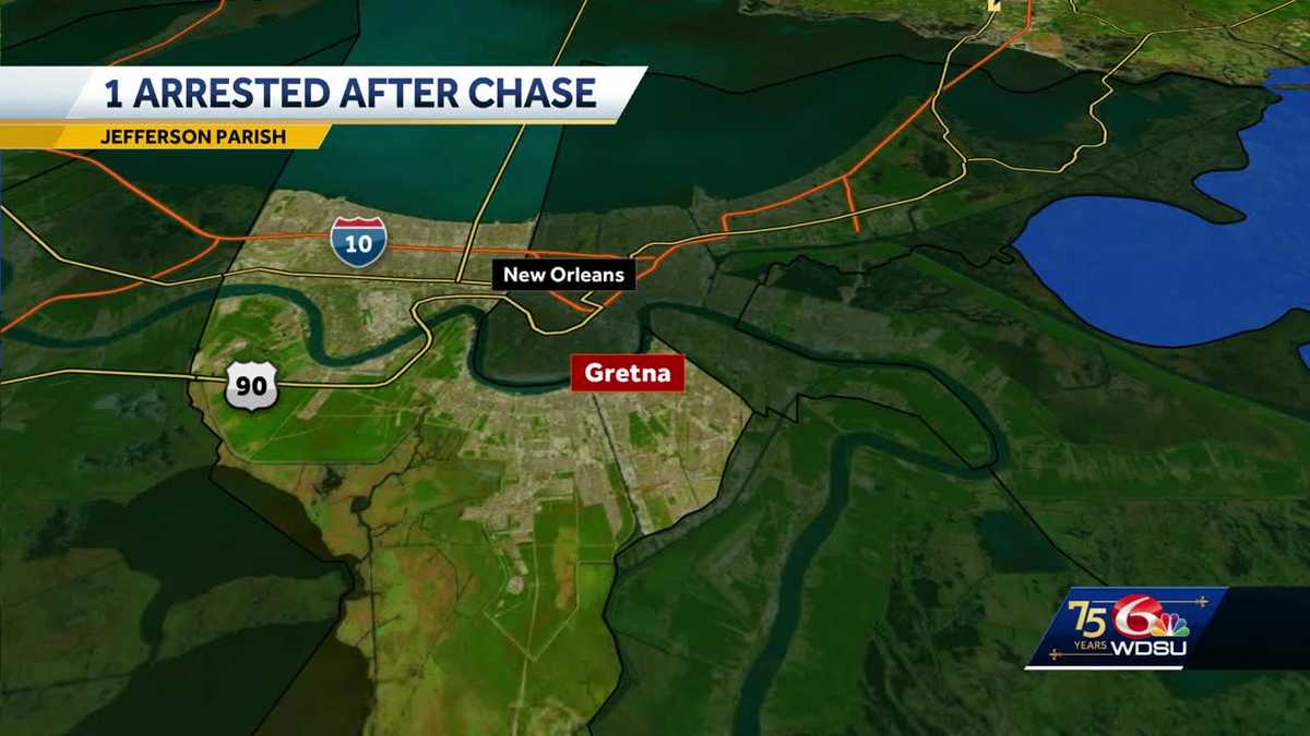 Louisiana high speed chase ends in New Orleans, 1 arrested