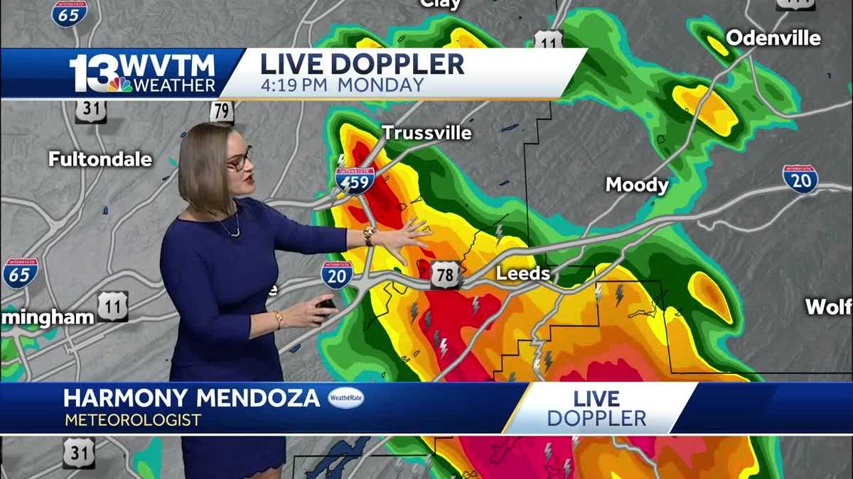 Tracking Storms Into Tonight