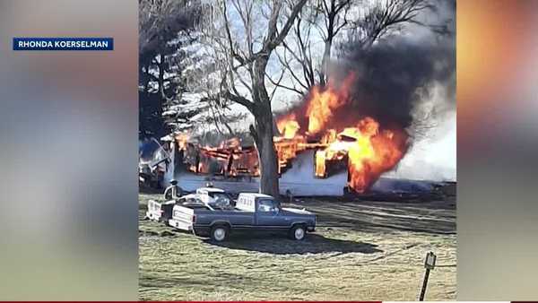 crews battle marion county fire that spread from shed to home