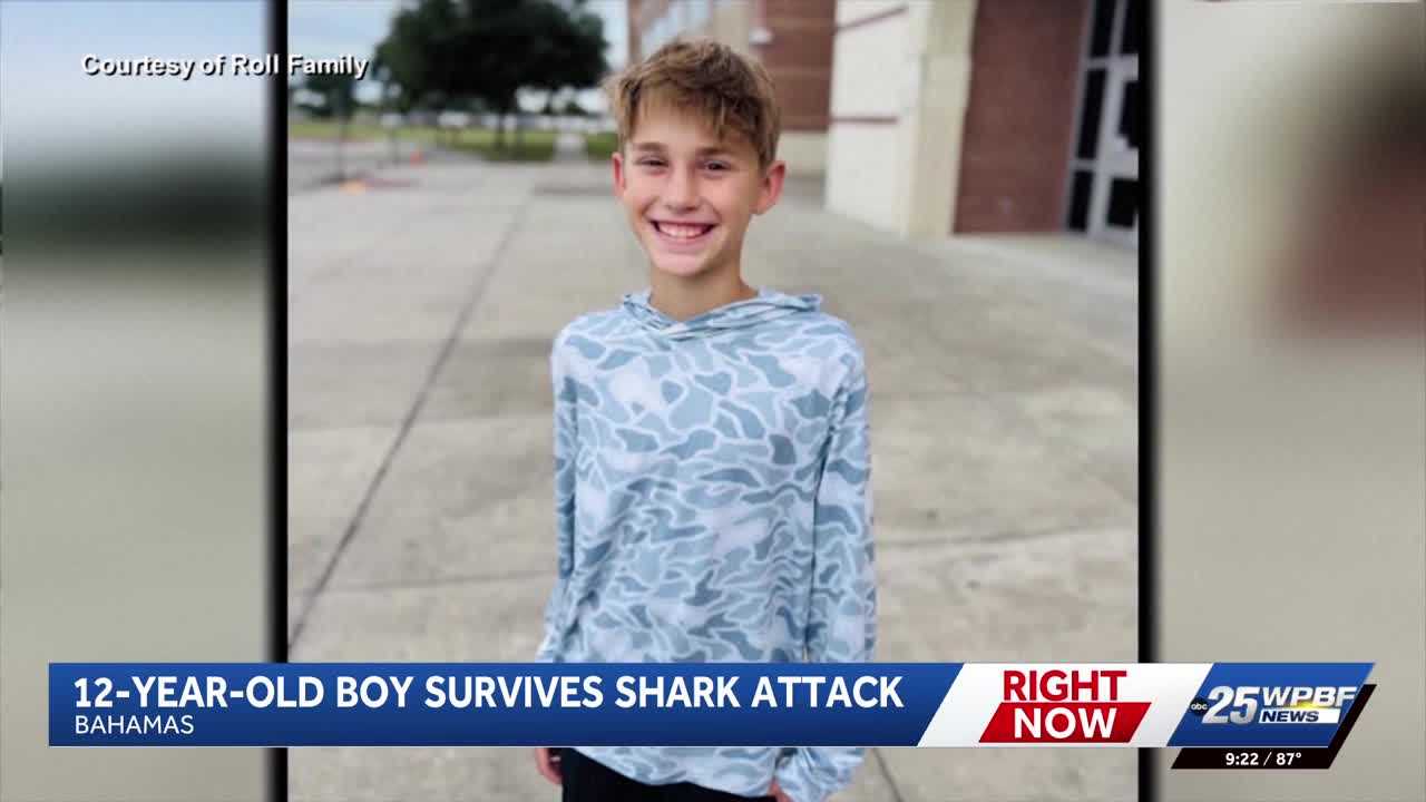 Boy survives shark attack in Bahamas; needed 1,000 stitches