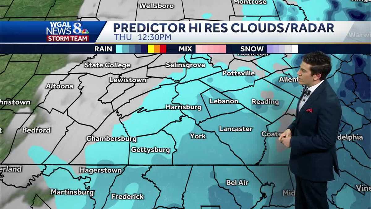 Clouds, Isolated Showers & Fog Tonight, Few Showers East Thursday