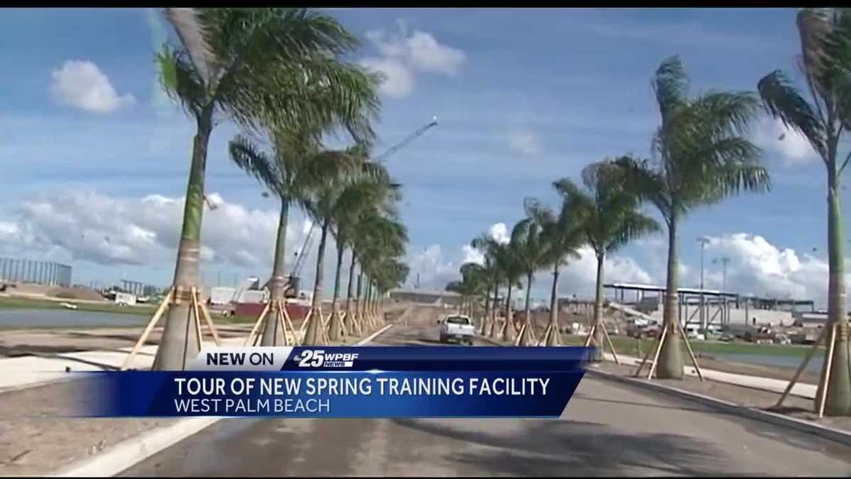 Tour of new spring training facility in West Palm Beach