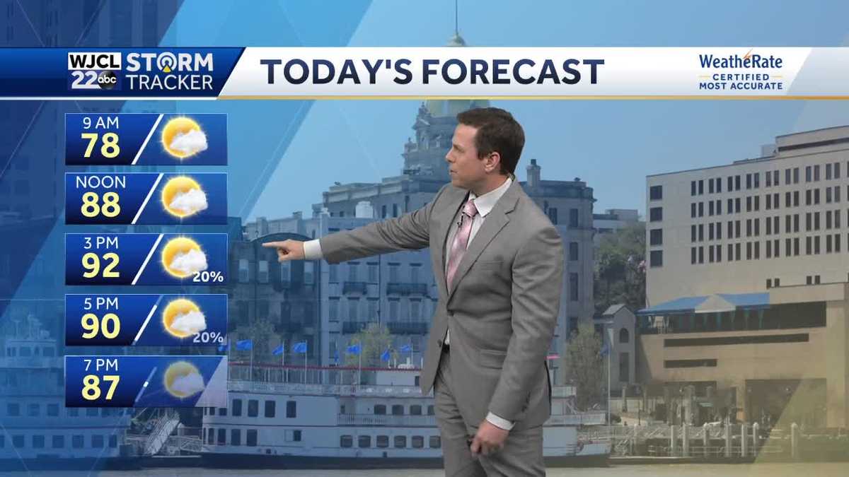 Dry and hot today but rain is on the way. Tracking two hurricanes - WJCL