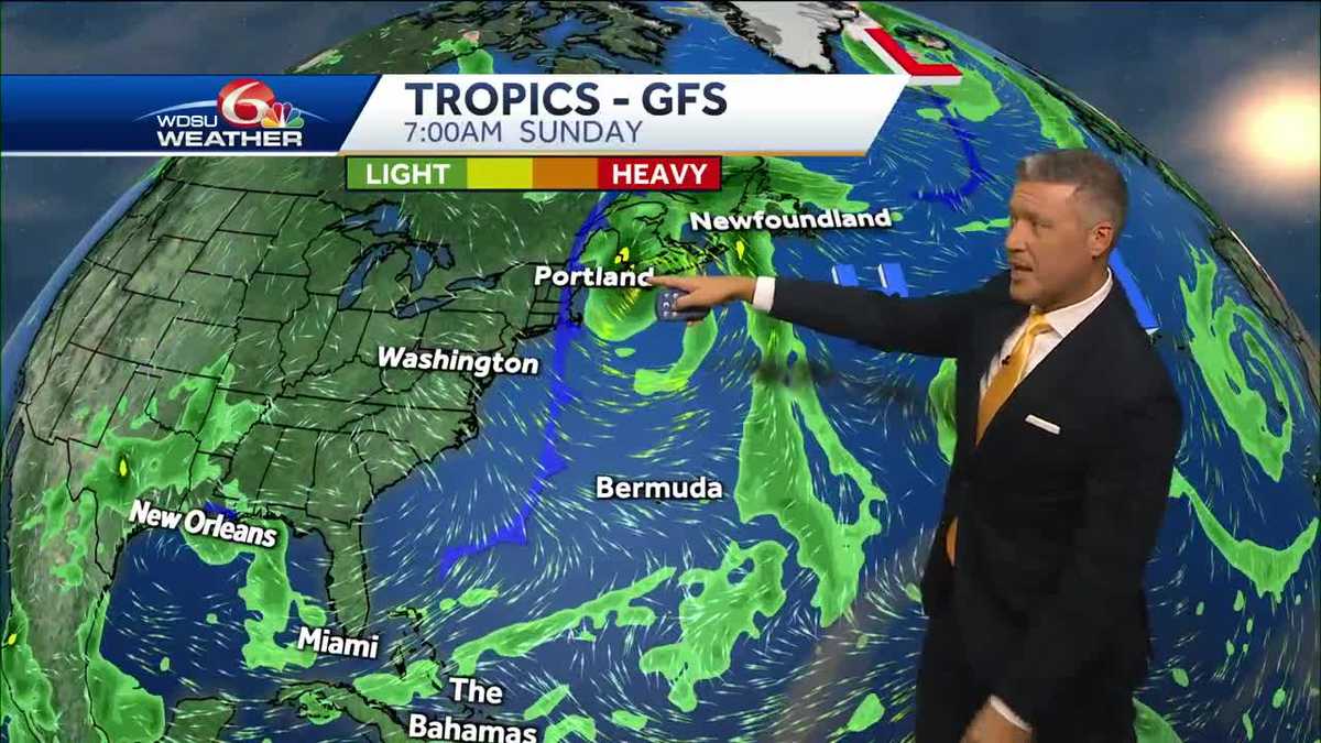 New Orleans forecast heat humidity rain chances this week