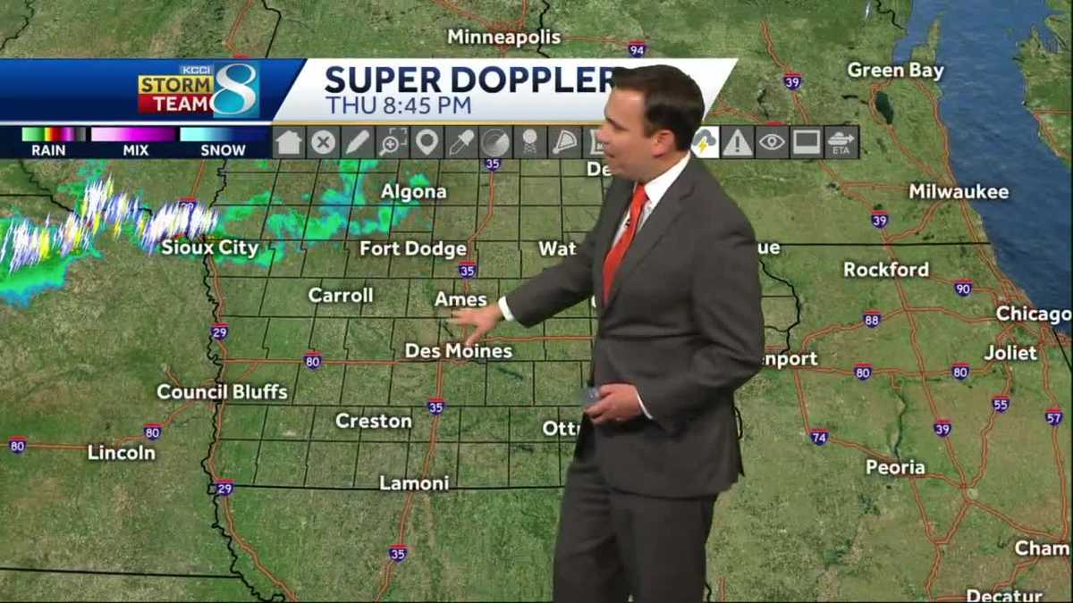 Warmth, humidity and intermittent storm chances return to central Iowa