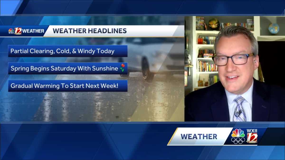 WATCH: Cold, windy Friday in the Piedmont Triad