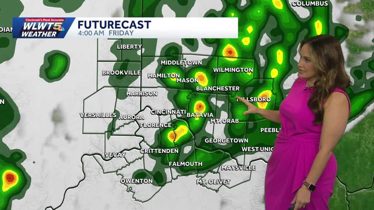 Rain possible early Friday across Greater Cincinnati