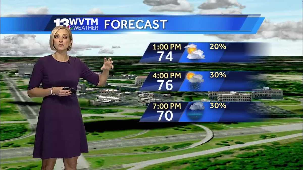 Meteorologist Stephanie Walker has the latest on the weekend forecast