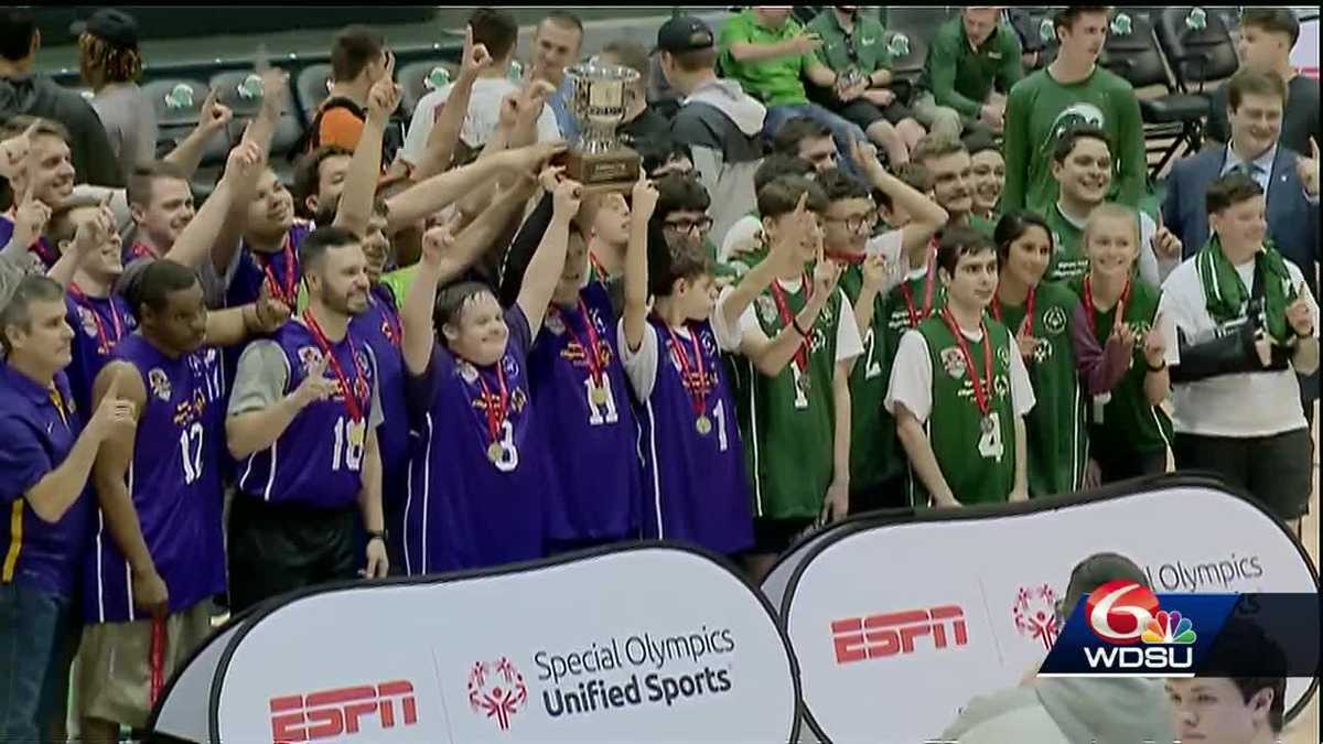 A look inside Tulane's Special Olympics Club rivalry basketball game