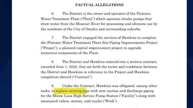 A look into the MUD lawsuit seeking over $5 million in damages against an Omaha contractor