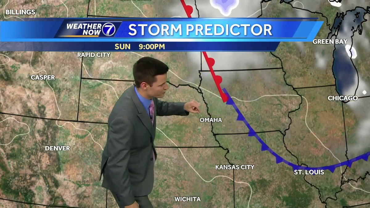 Chilly Saturday evening, mild weather returns Sunday