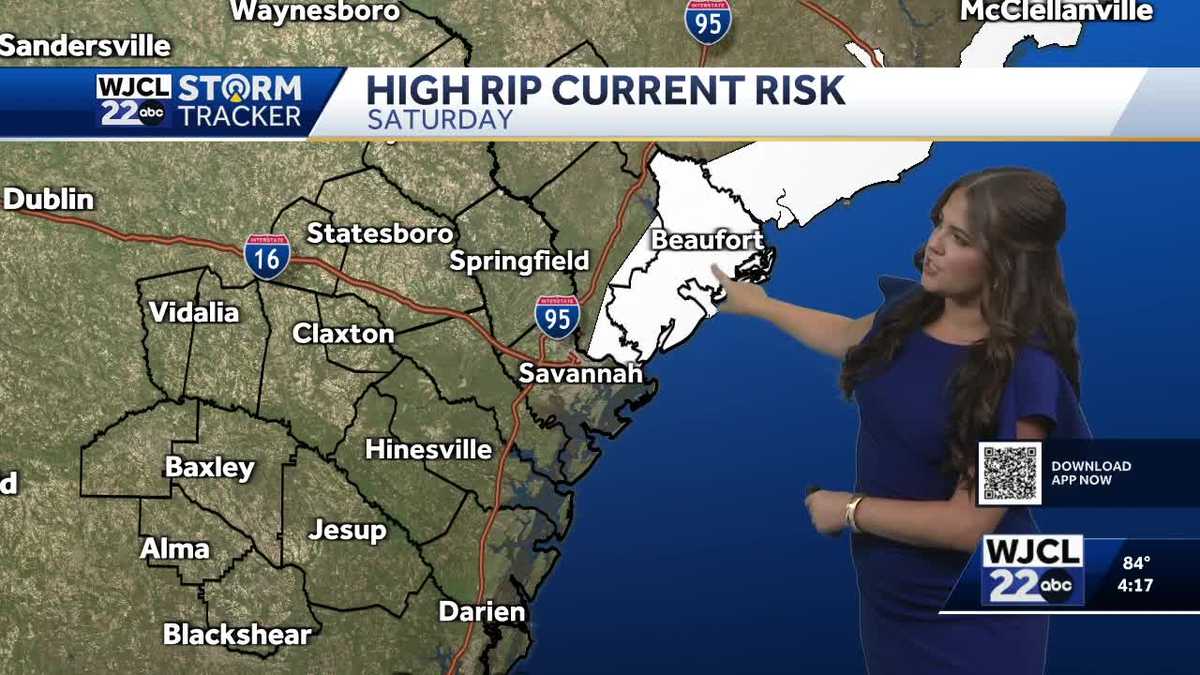Elevated rip current risk along our coast for the holiday weekend