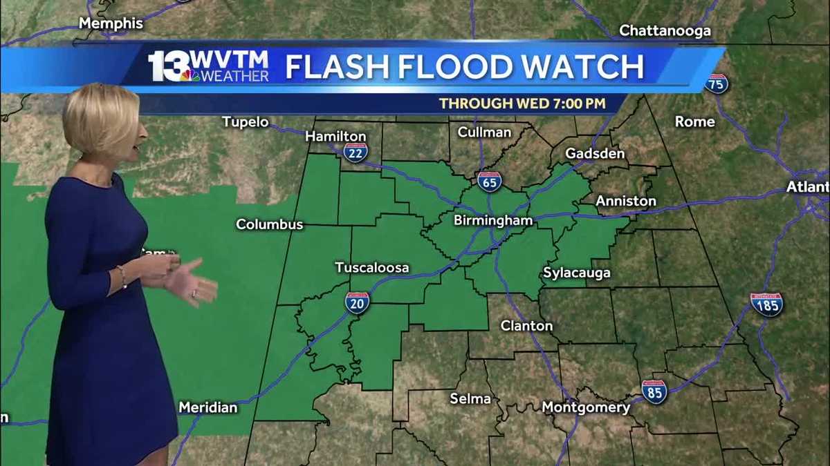 Flash Flood Watch in effect through Wednesday 7PM