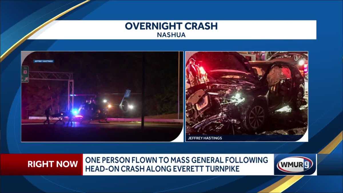 New Hampshire State Police: Wrong-way crash on Everett Turnpike sends 2 ...