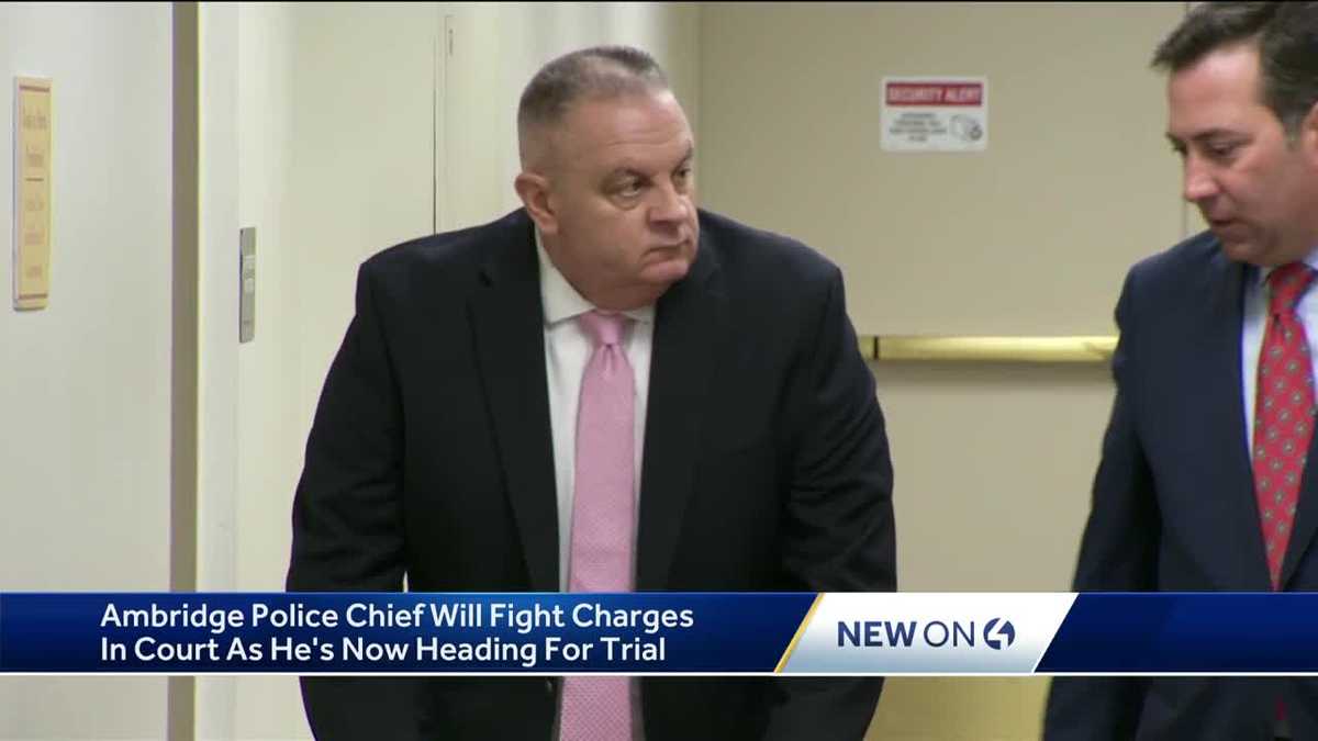 Ambridge police chief heads to trial on theft and intimidation charges