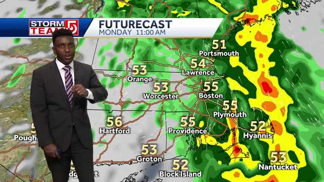 Video: Mild temps, with showers Sunday and Monday