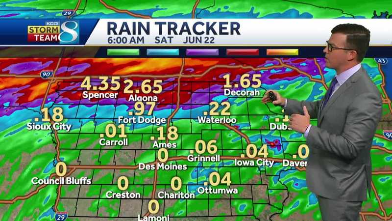 Iowa weather: The heat and humidity bounce back as rain chances linger