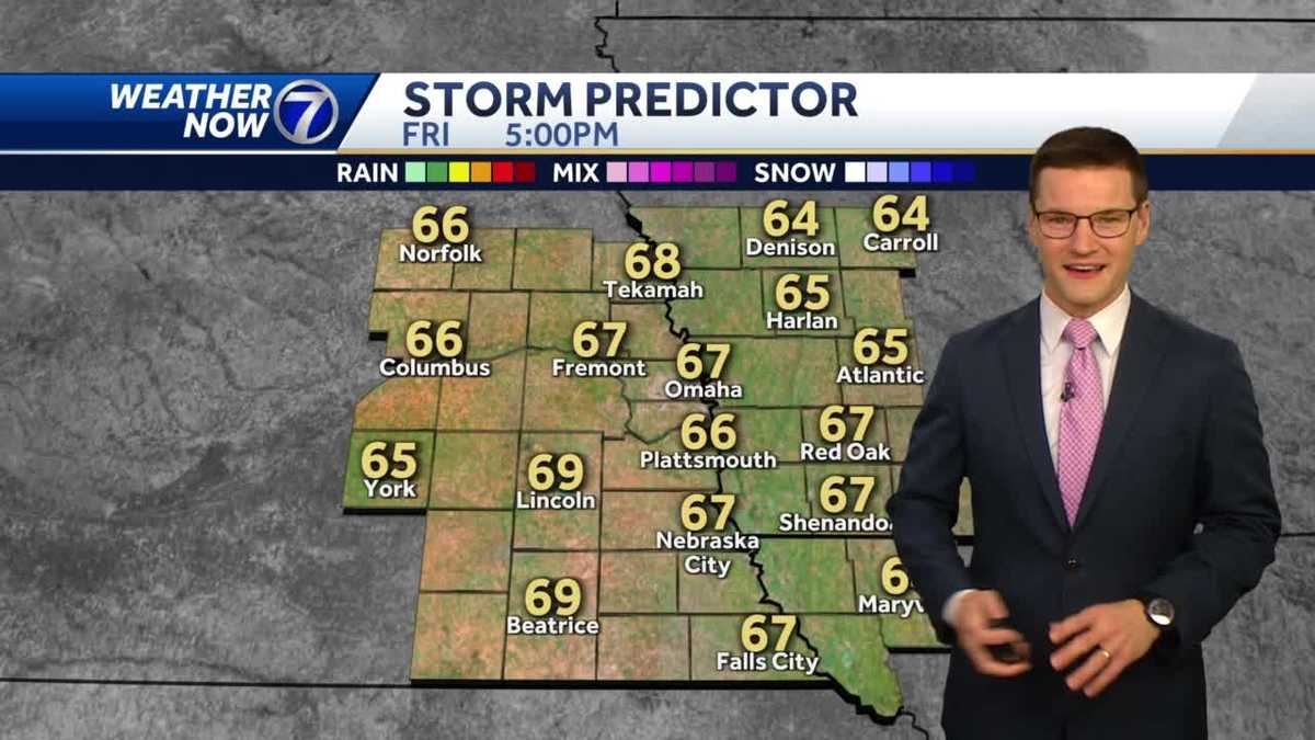 Omaha morning weather forecast for Friday, April 7