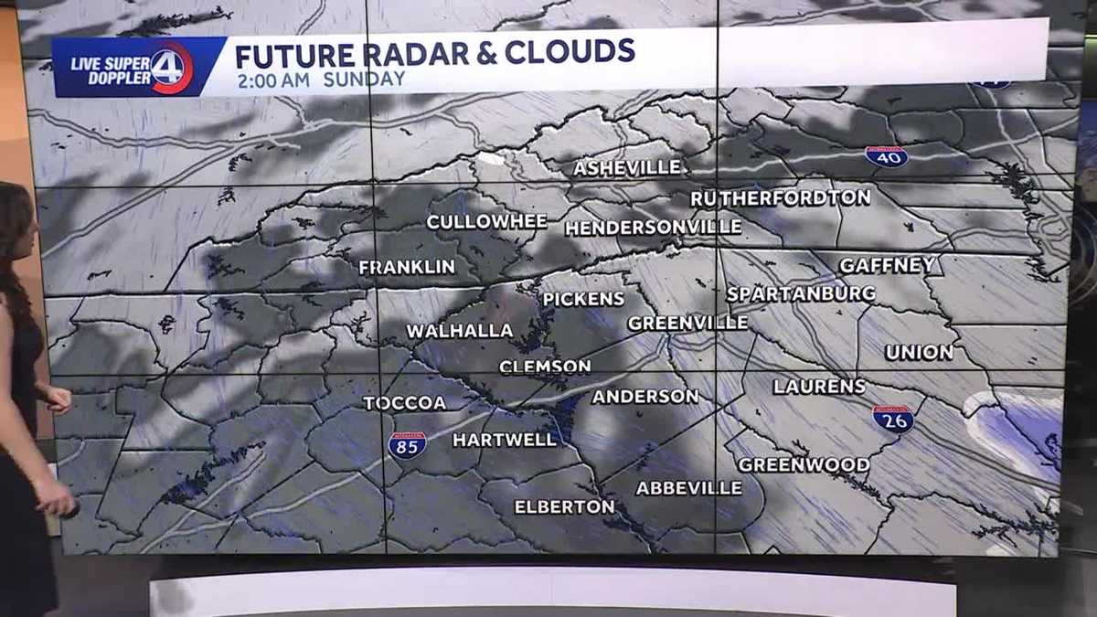 Snow timing, expected totals for South Carolina