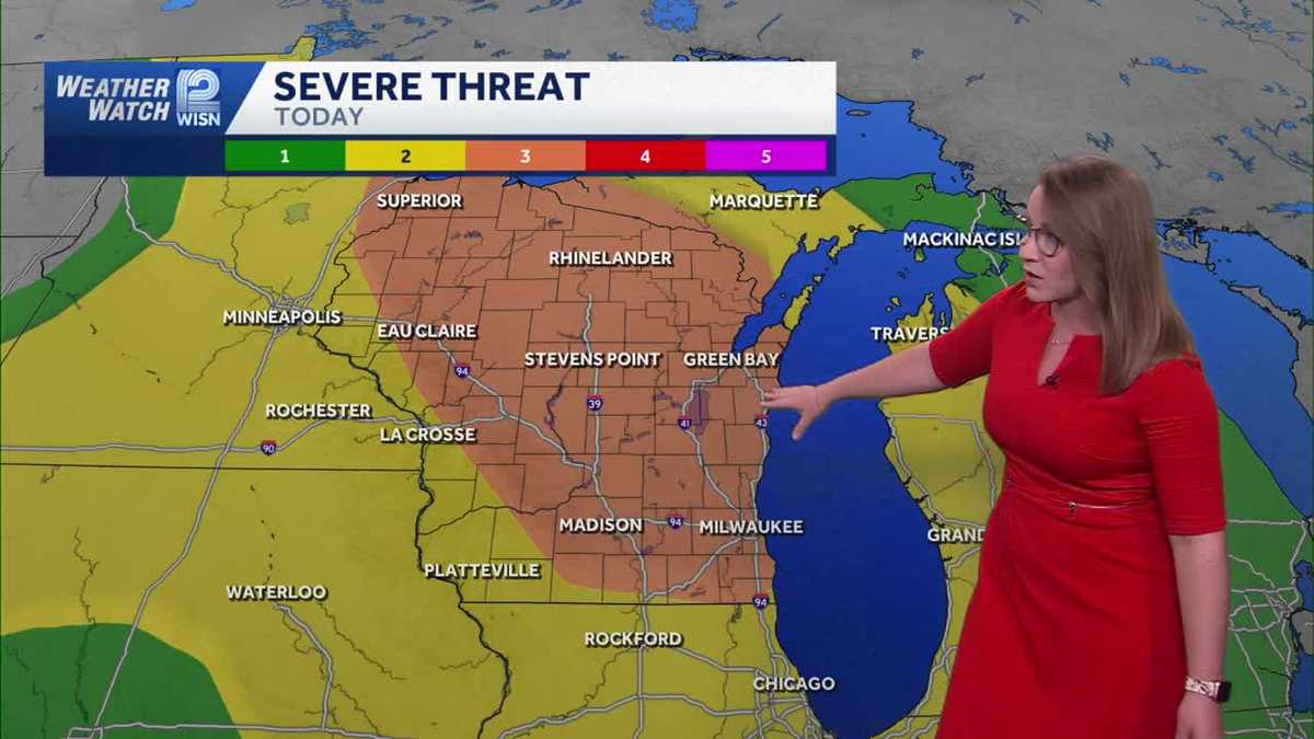 Rounds of severe storm chances