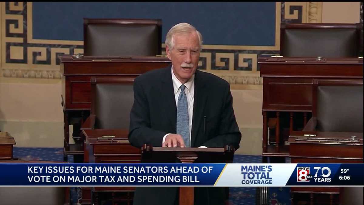"Irresponsible and cruel" Maine Senator slams Trump's spending bill