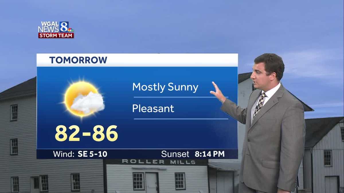 Spotty Evening Showers; Fantastic Friday Ahead