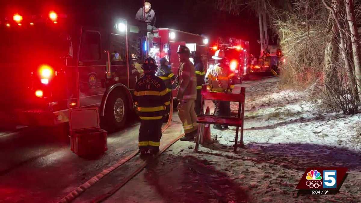 Colchester structure fire under investigation