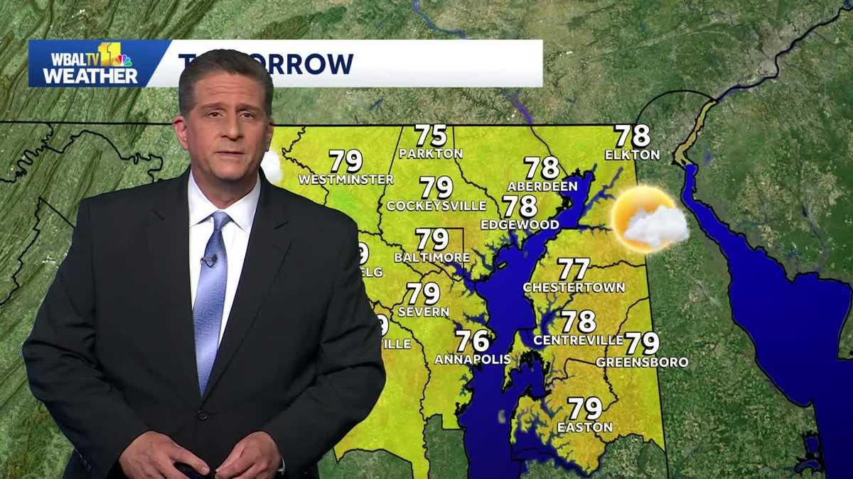 Big warm up on the way for Baltimore