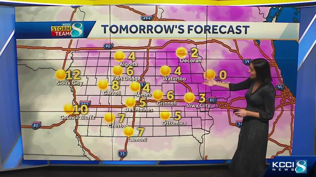 Des Moines weather forecast Wind Chill Warning still in effect