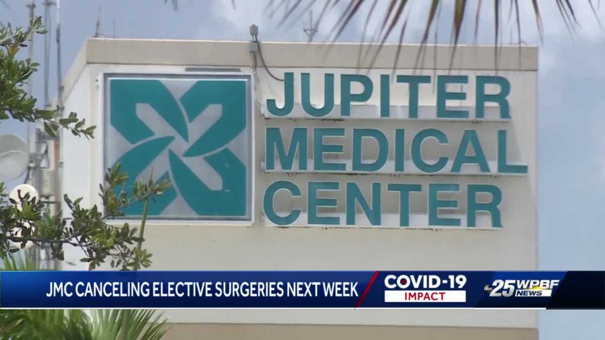 Jupiter Medical Center cancels elective procedures