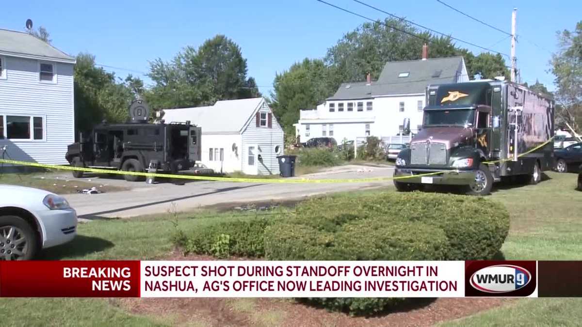 Hourslong standoff in Nashua ends with man shot, wounded, police say